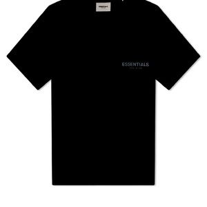 NWT Essentials Fear of God mens black tshirt